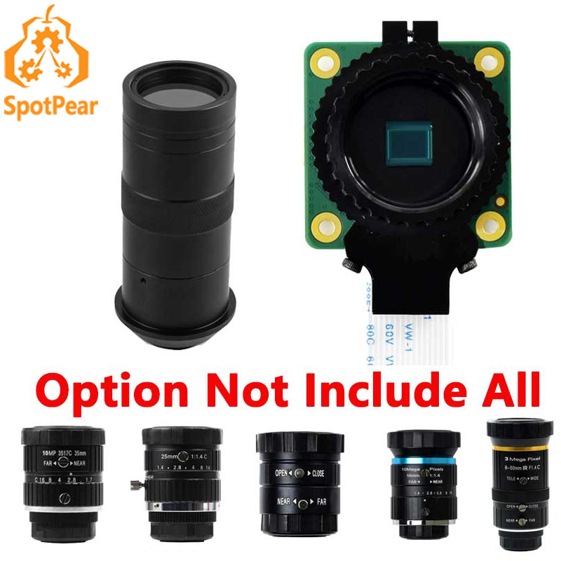 Raspberry Pi望遠カメラ,100x顕微鏡,ズームc - Raspberry Pi Hq Camera Microscope Lens のレビューと価格